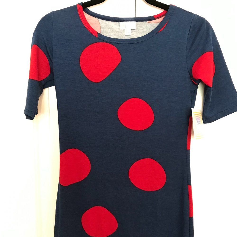 LuLaRoe XXS Polka dot Julia
